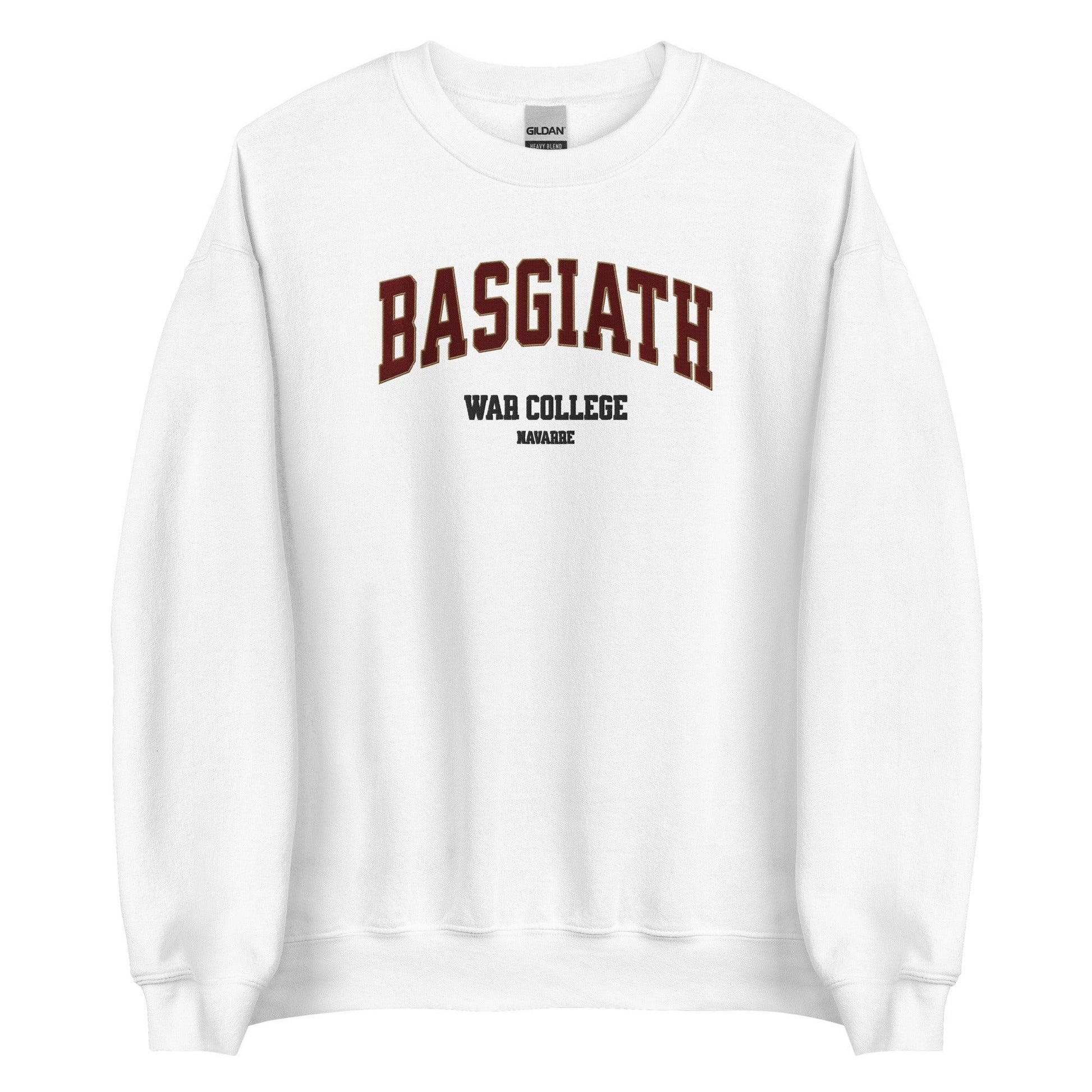 Basgiath War College Embroidered Sweatshirt - The Bean Workshop - embroidered, fourth wing, rebecca yarros, sweatshirt