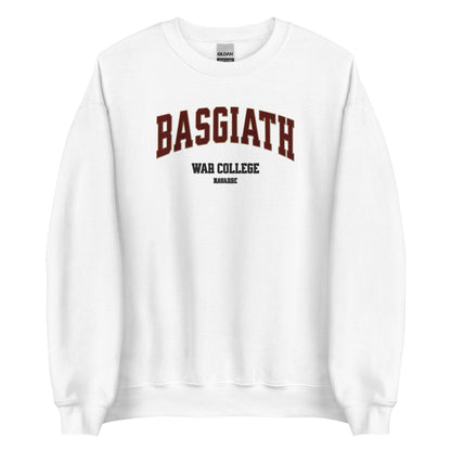 Basgiath War College Embroidered Sweatshirt - The Bean Workshop - embroidered, fourth wing, rebecca yarros, sweatshirt
