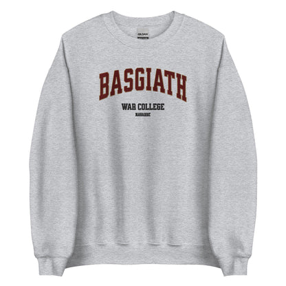 Basgiath War College Embroidered Sweatshirt - The Bean Workshop - embroidered, fourth wing, rebecca yarros, sweatshirt