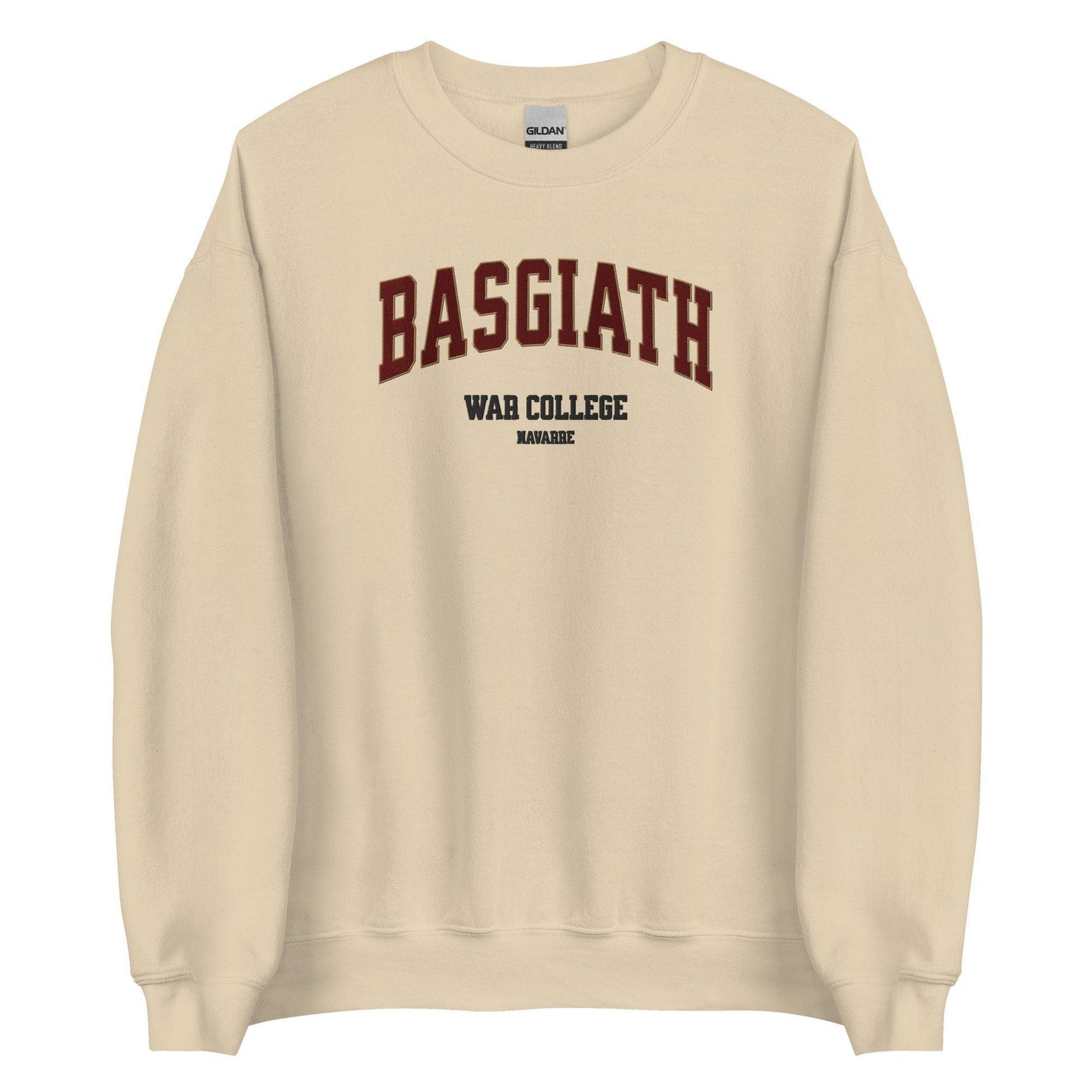 Basgiath War College Embroidered Sweatshirt - The Bean Workshop - embroidered, fourth wing, rebecca yarros, sweatshirt