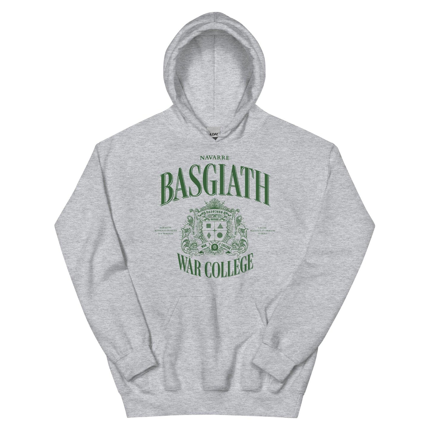 Basgiath War College Hooded Sweater - The Bean Workshop - fourth wing, hoodie, rebecca yarros