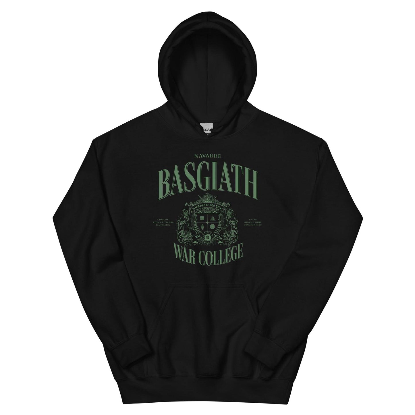 Basgiath War College Hooded Sweater - The Bean Workshop - fourth wing, hoodie, rebecca yarros