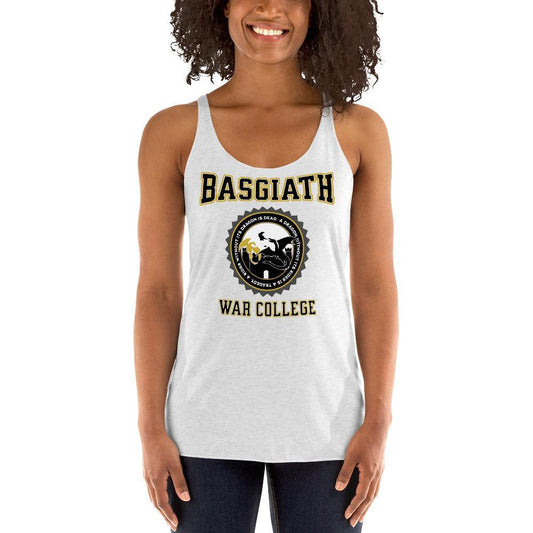 Basgiath War College Racerback Tank Top - The Bean Workshop - fourth wing, racerback, rebecca yarros, tank top