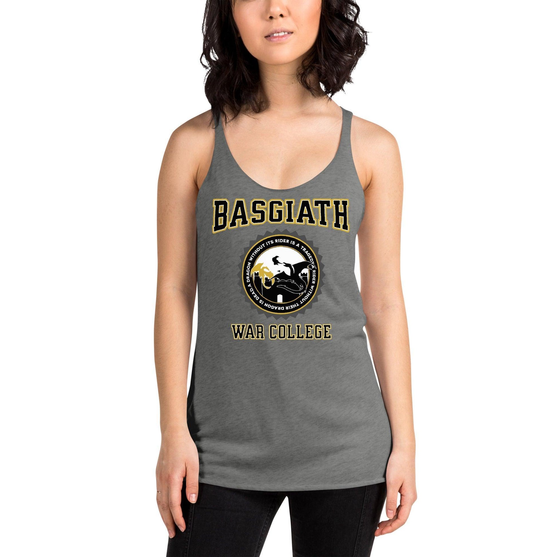 Basgiath War College Racerback Tank Top - The Bean Workshop - fourth wing, racerback, rebecca yarros, tank top