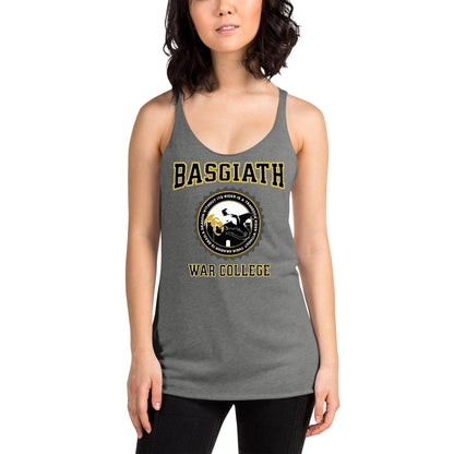 Basgiath War College Racerback Tank Top - The Bean Workshop - fourth wing, racerback, rebecca yarros, tank top