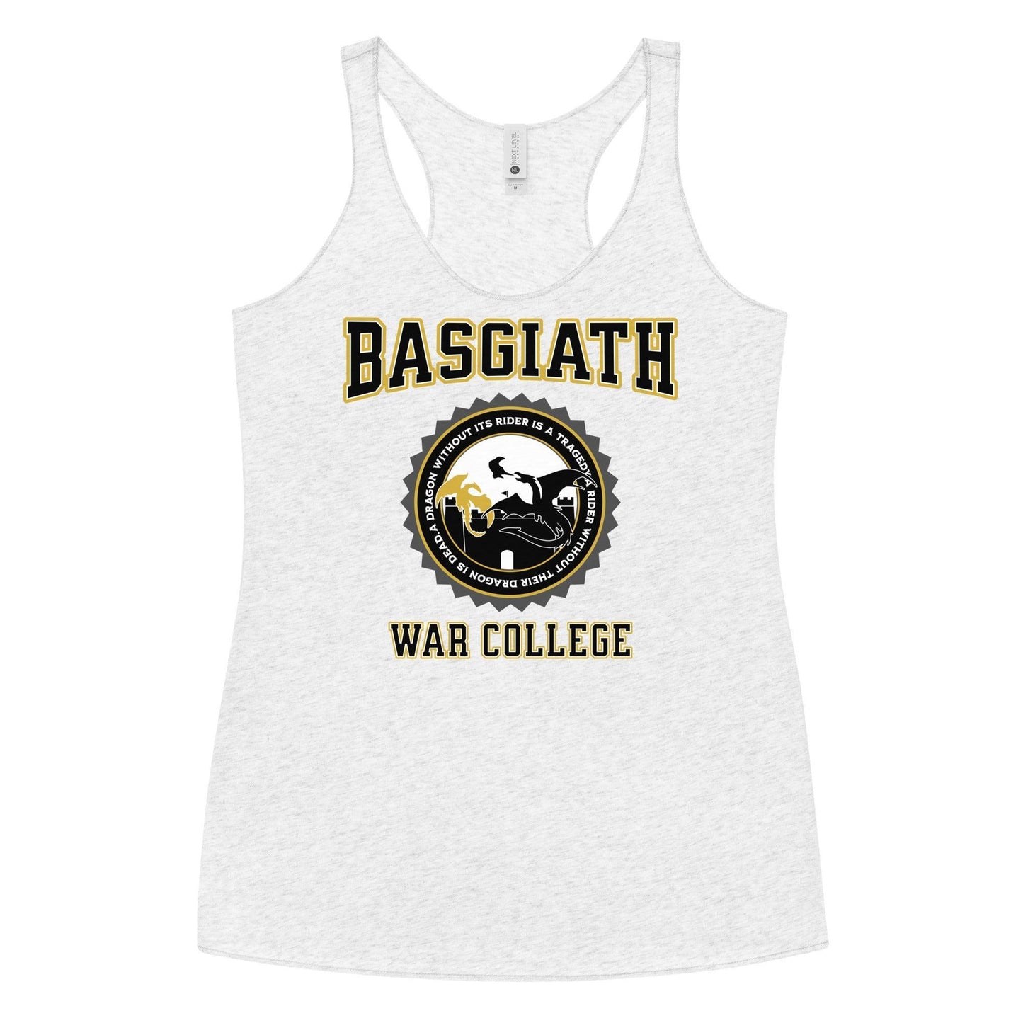 Basgiath War College Racerback Tank Top - The Bean Workshop - fourth wing, racerback, rebecca yarros, tank top