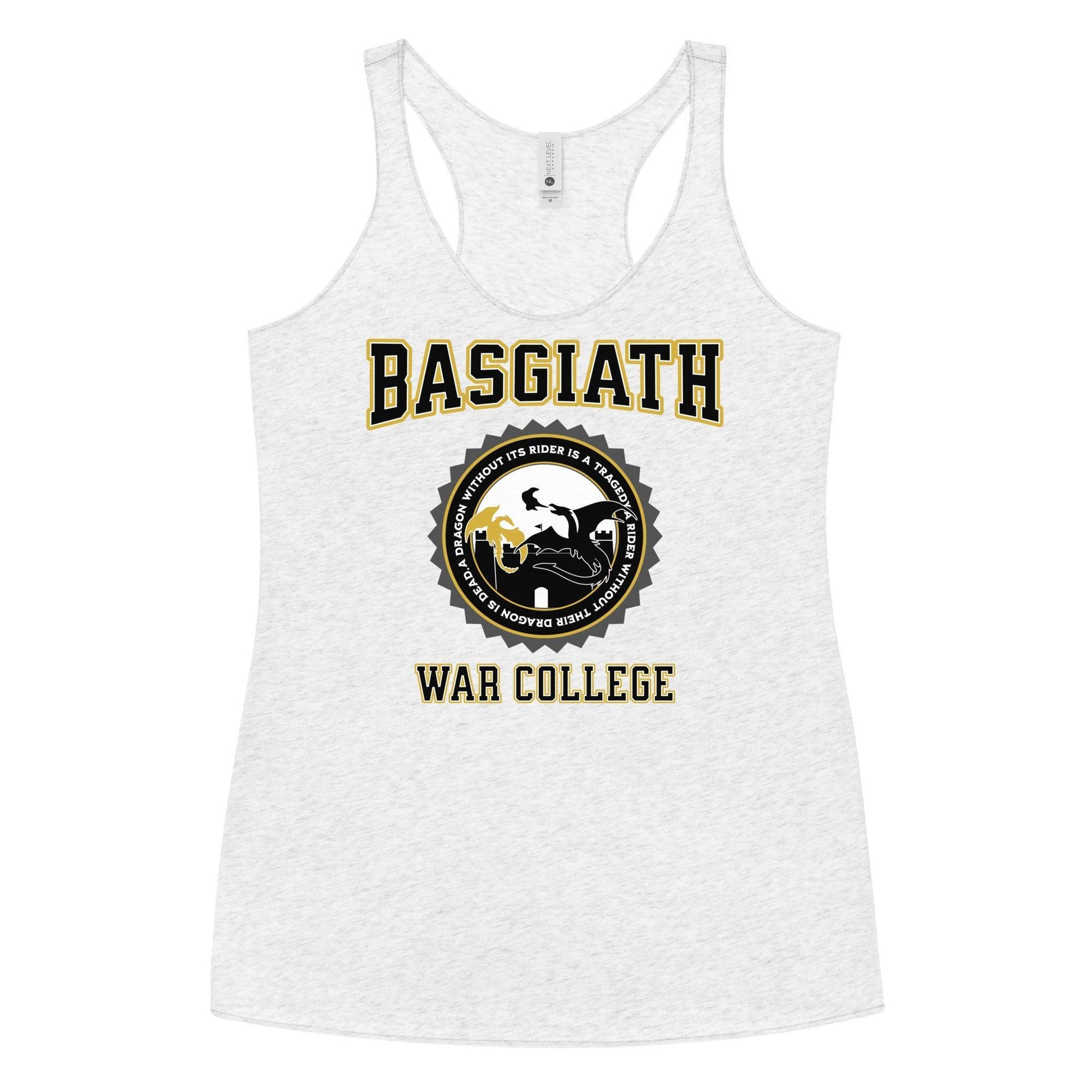 Basgiath War College Racerback Tank Top - The Bean Workshop - fourth wing, racerback, rebecca yarros, tank top