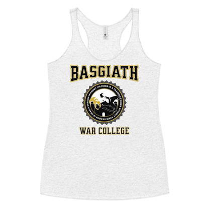 Basgiath War College Racerback Tank Top - The Bean Workshop - fourth wing, racerback, rebecca yarros, tank top