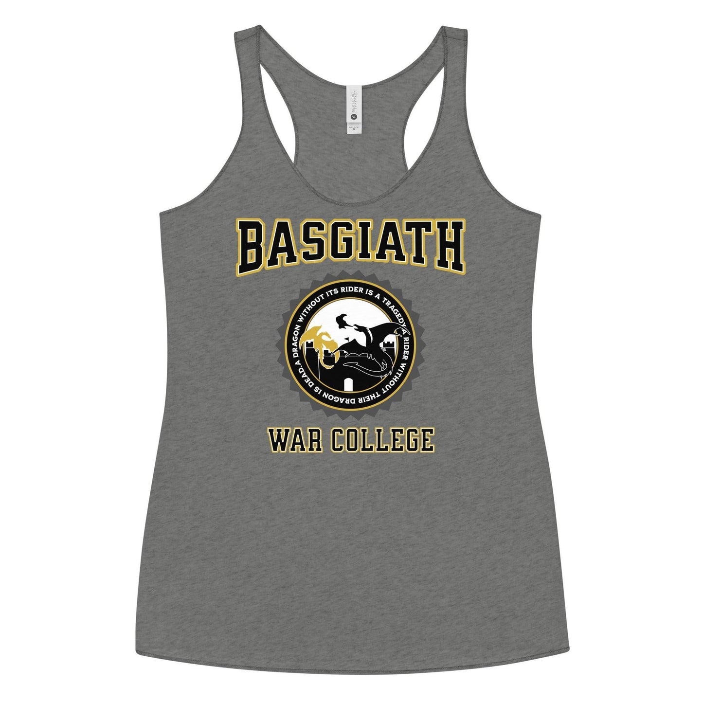 Basgiath War College Racerback Tank Top - The Bean Workshop - fourth wing, racerback, rebecca yarros, tank top