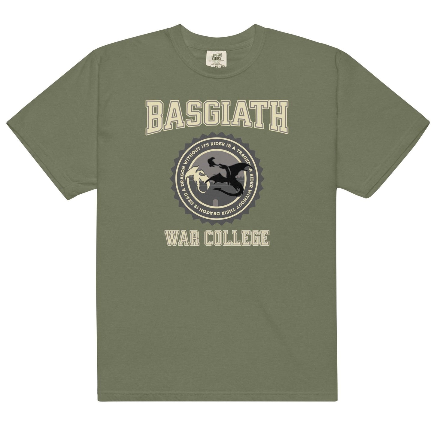 Basgiath War College T-Shirt - The Bean Workshop - box tee, fourth wing, rebecca yarros