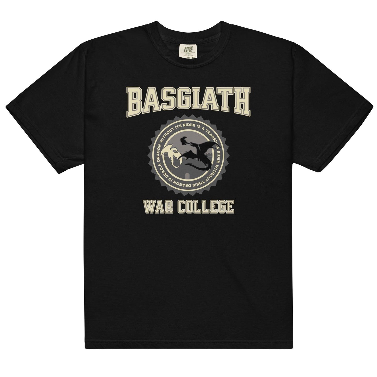 Basgiath War College T-Shirt - The Bean Workshop - box tee, fourth wing, rebecca yarros