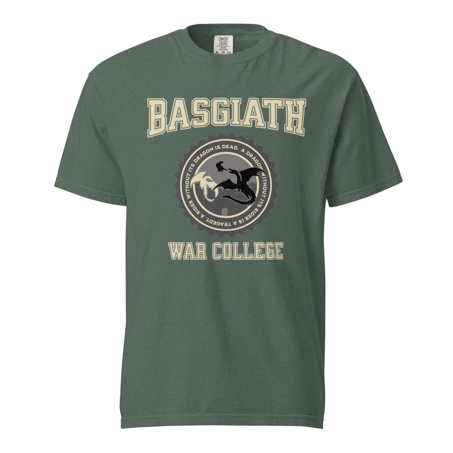 Basgiath War College T-Shirt - The Bean Workshop - box tee, fourth wing, rebecca yarros