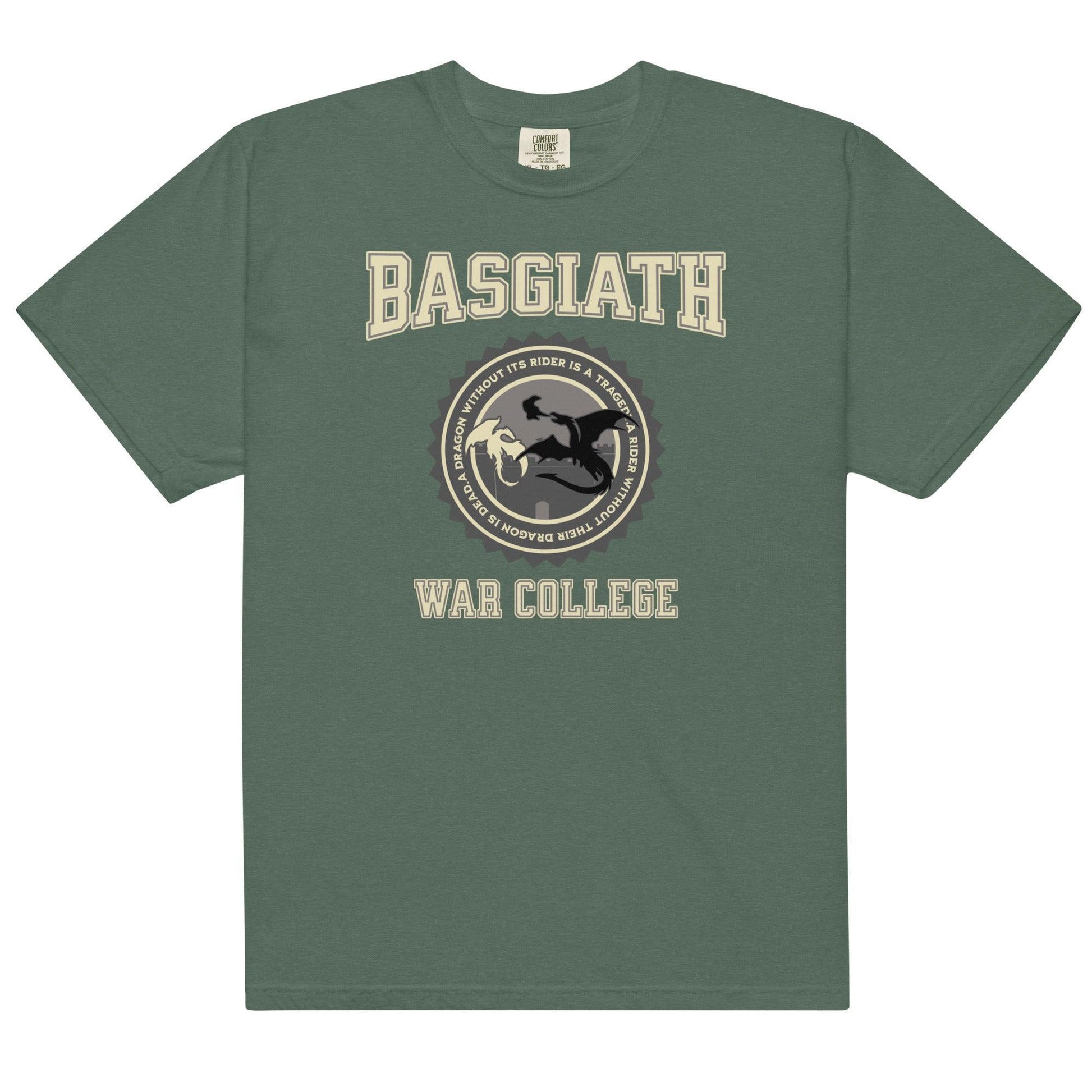 Basgiath War College T-Shirt - The Bean Workshop - box tee, fourth wing, rebecca yarros
