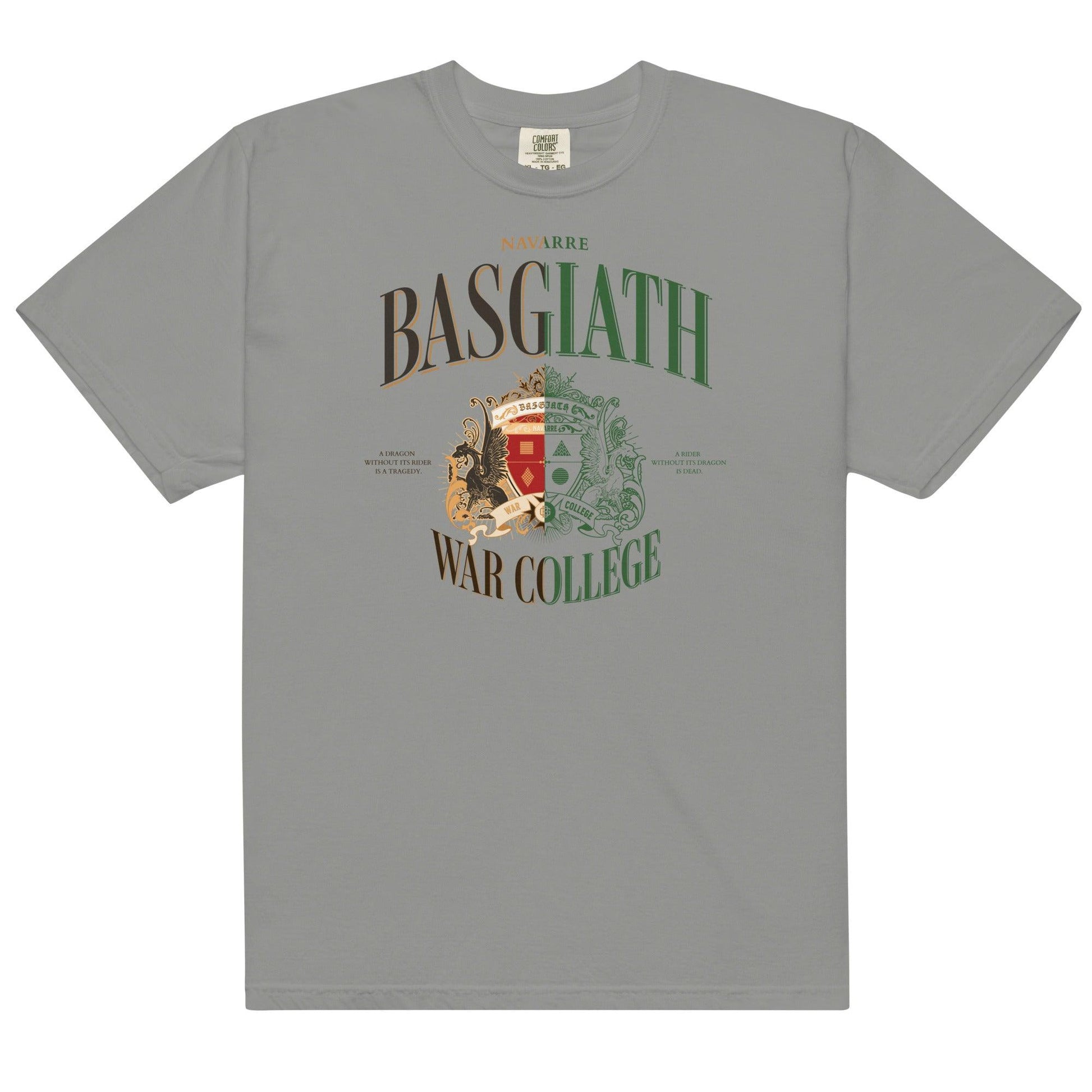 Basgiath War College Tee Shirt - The Bean Workshop - box tee, fourth wing, rebecca yarros