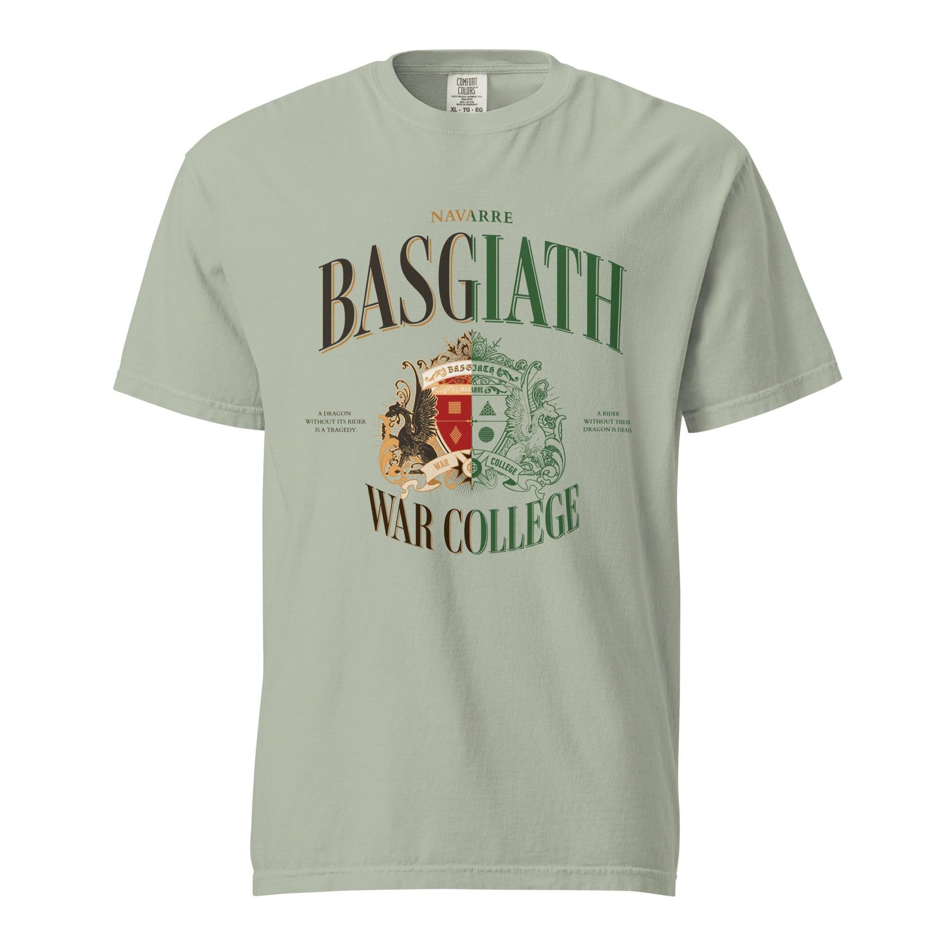 Basgiath War College Tee Shirt - The Bean Workshop - box tee, fourth wing, rebecca yarros
