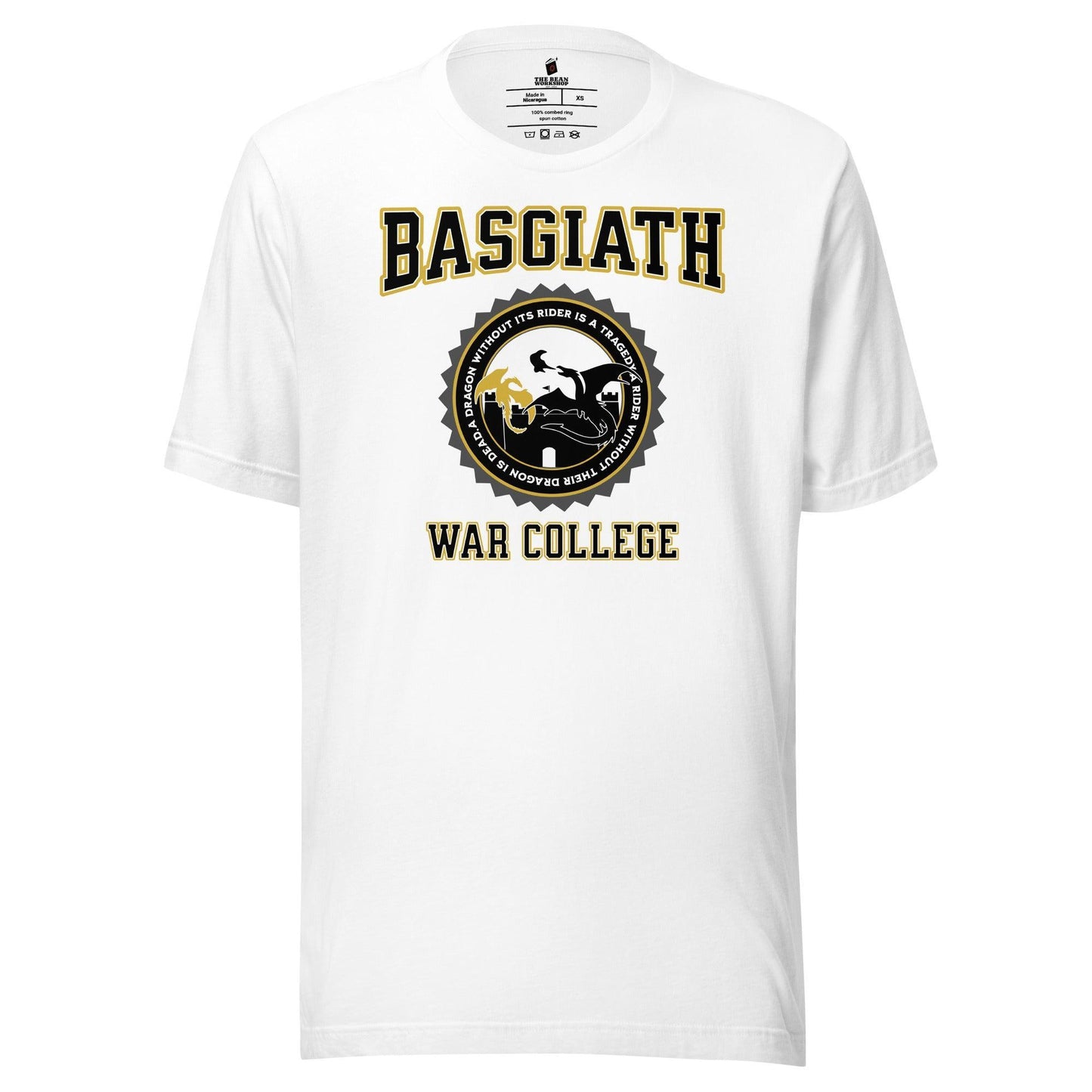 Basgiath War College Tee Shirt - The Bean Workshop - fourth wing, rebecca yarros, T-shirts