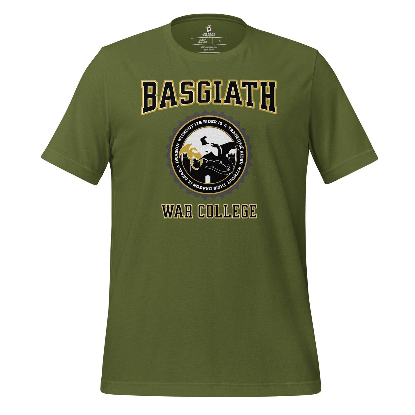 Basgiath War College Tee Shirt - The Bean Workshop - fourth wing, rebecca yarros, T-shirts