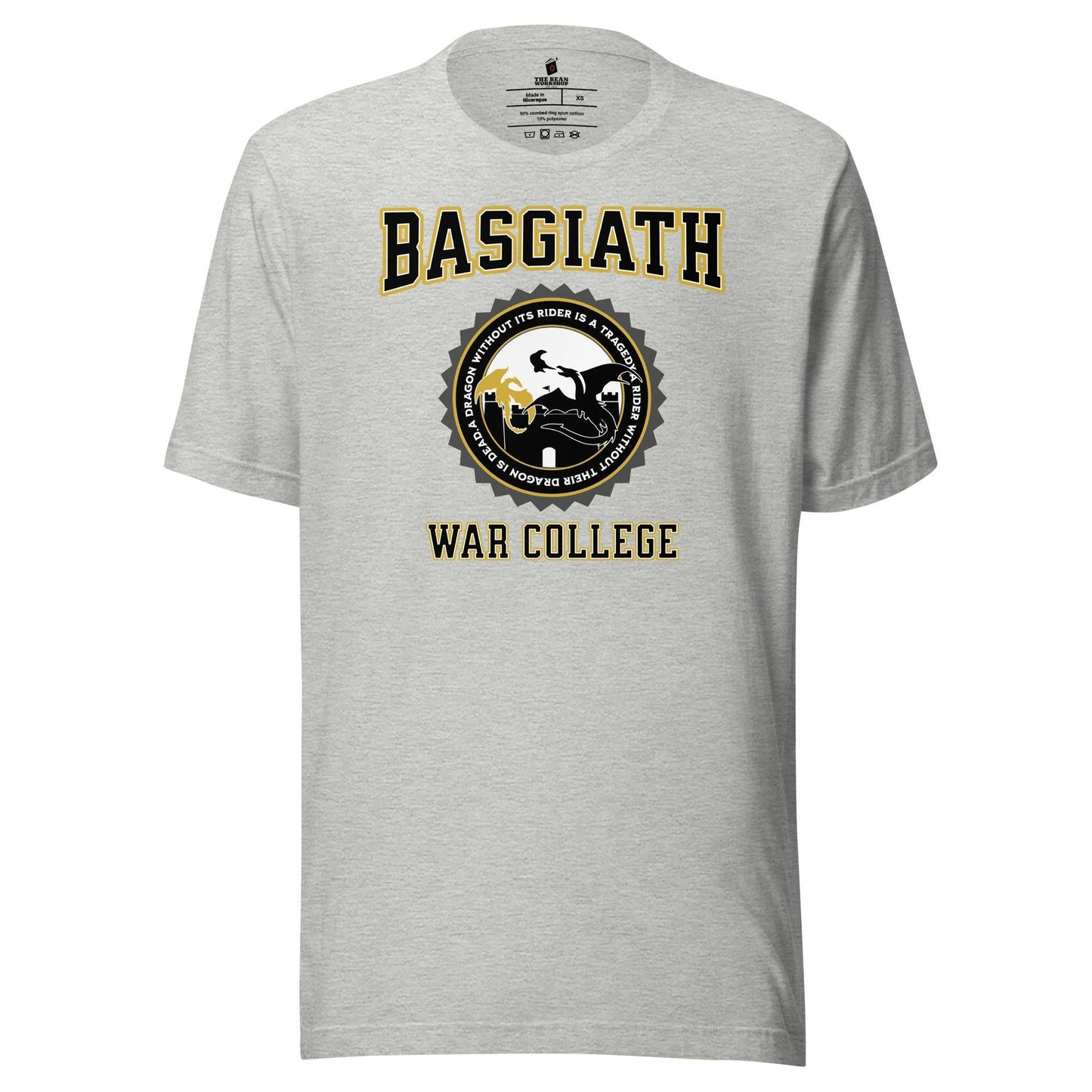 Basgiath War College Tee Shirt - The Bean Workshop - fourth wing, rebecca yarros, T-shirts