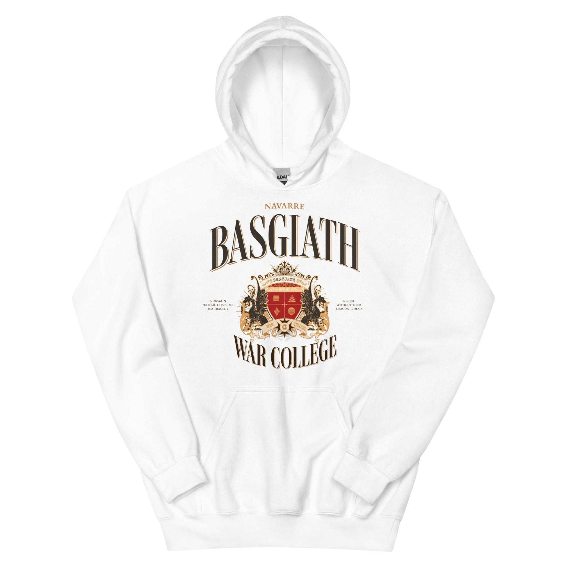 Basgiath War College Vintage Style Hooded Sweater - The Bean Workshop - fourth wing, hoodie, rebecca yarros