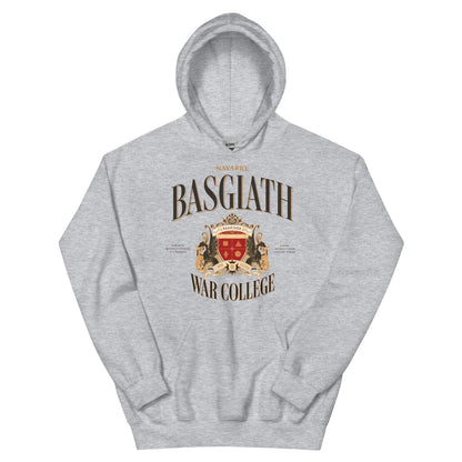 Basgiath War College Vintage Style Hooded Sweater - The Bean Workshop - fourth wing, hoodie, rebecca yarros