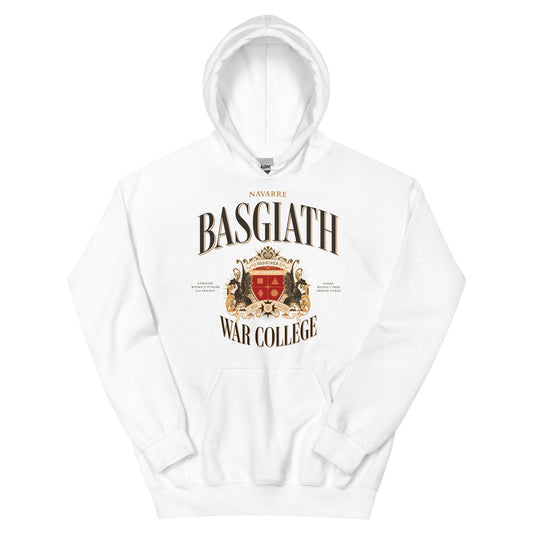 Basgiath War College Vintage Style Hooded Sweater - The Bean Workshop - fourth wing, hoodie, rebecca yarros
