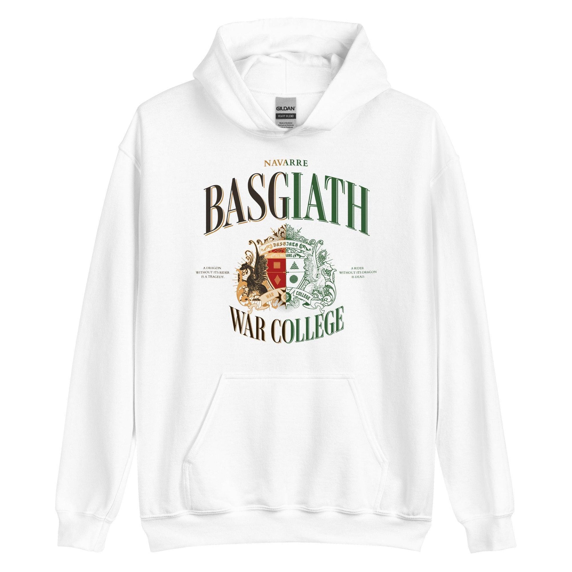 Basgiath War College Vintage Style Hoodie - The Bean Workshop - fourth wing, hoodie, rebecca yarros