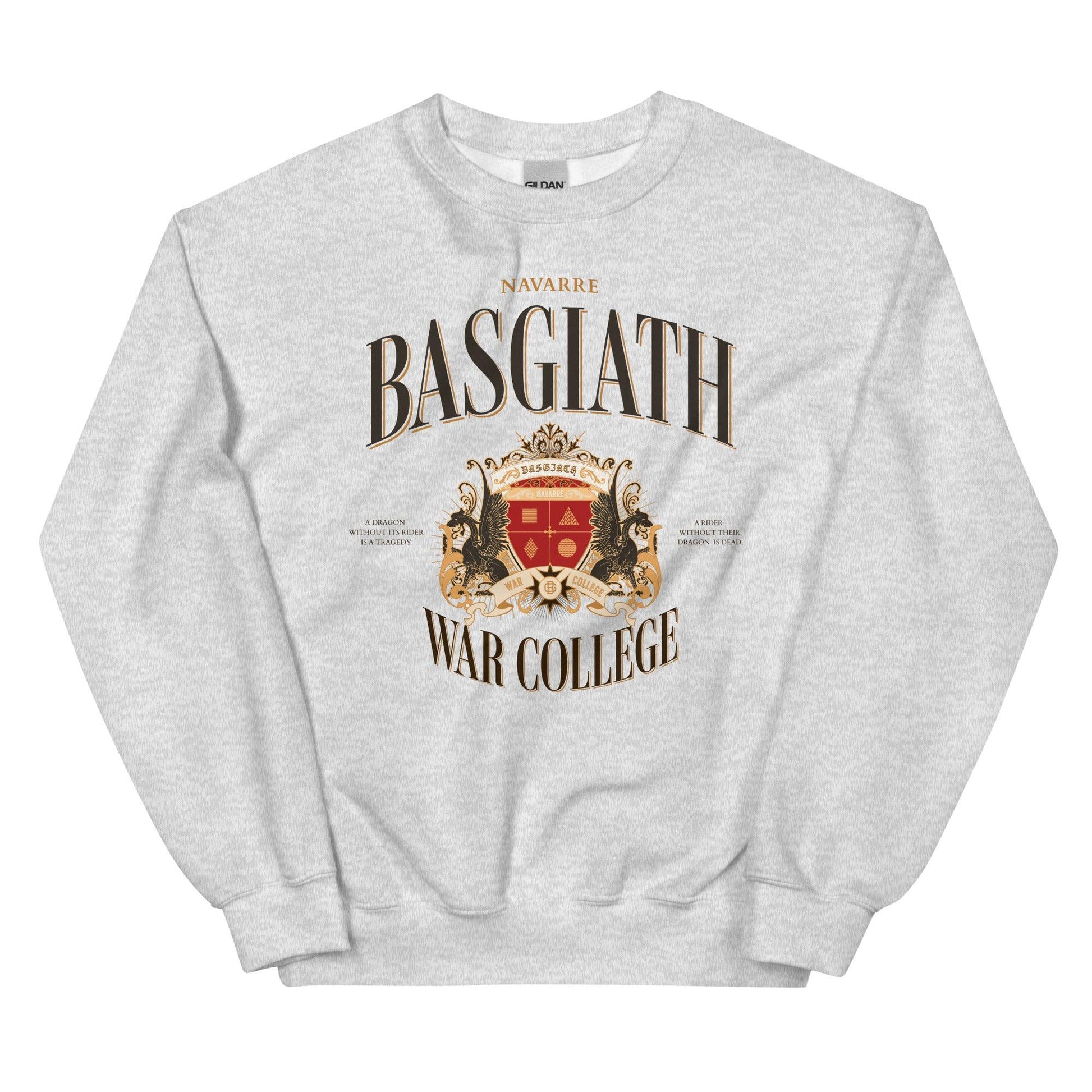 Basgiath War College Vintage Style Sweatshirt - The Bean Workshop - fourth wing, rebecca yarros, sweatshirt
