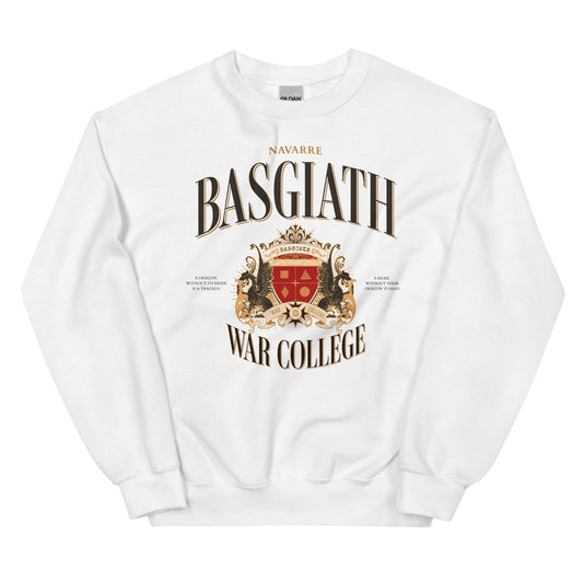 Basgiath War College Vintage Style Sweatshirt - The Bean Workshop - fourth wing, rebecca yarros, sweatshirt