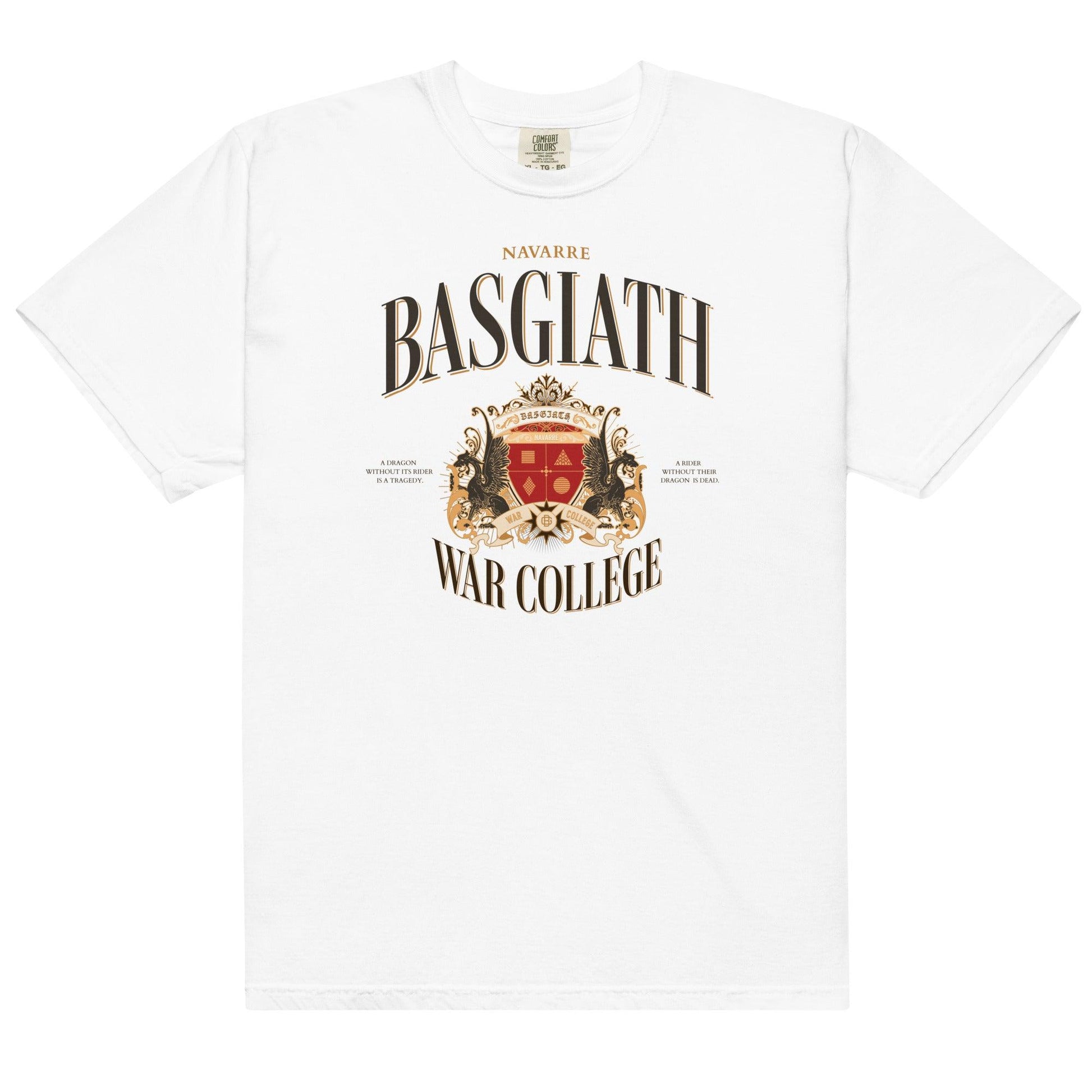 Basgiath War College Vintage Style Tee Shirt - The Bean Workshop - box tee, fourth wing, rebecca yarros