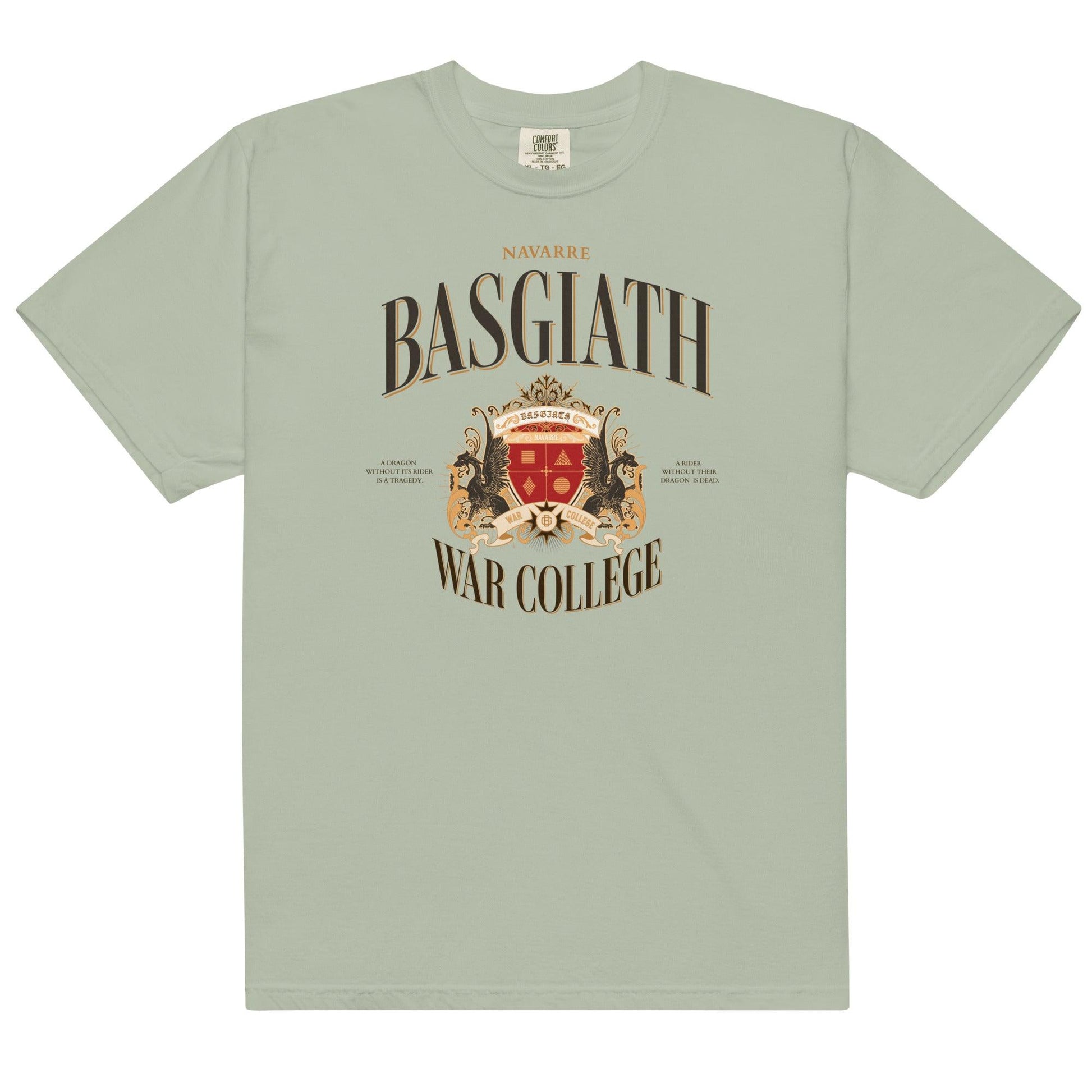 Basgiath War College Vintage Style Tee Shirt - The Bean Workshop - box tee, fourth wing, rebecca yarros