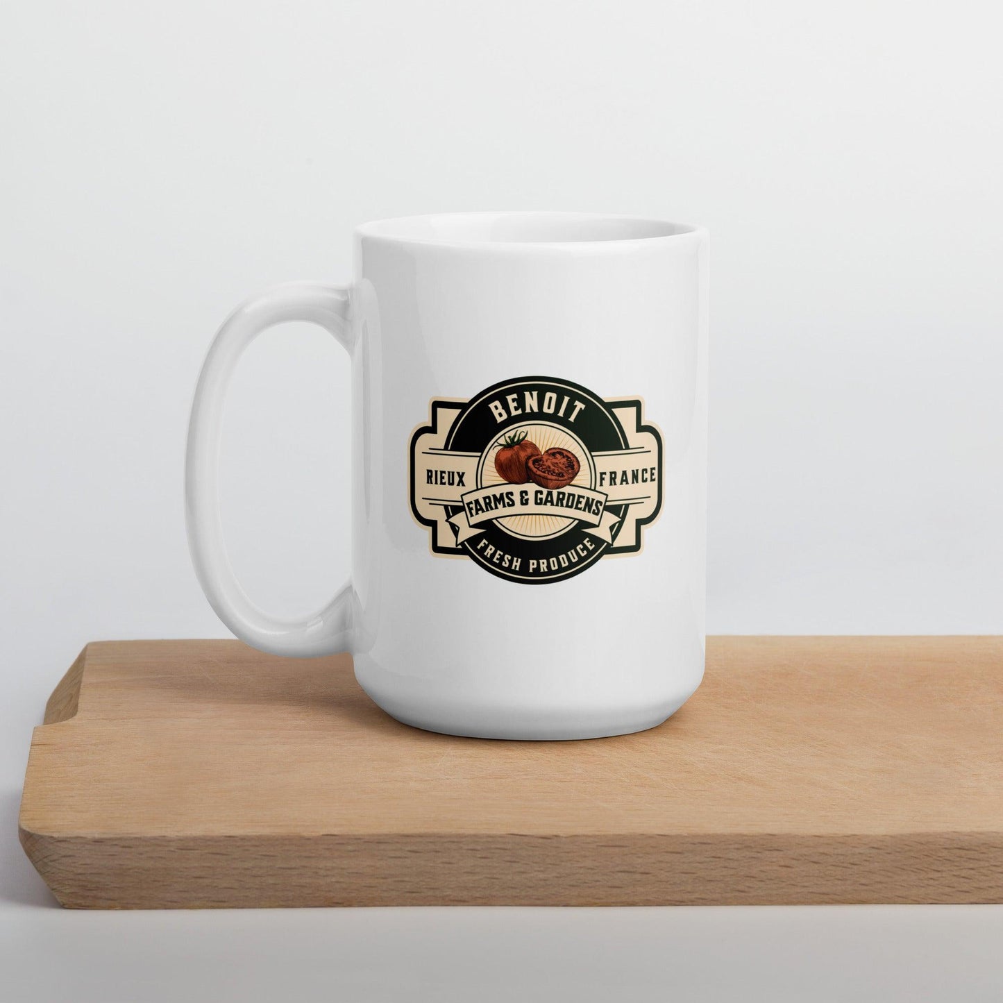 Benoit Farms & Garden Coffee Mug - The Bean Workshop - ceramic mug, marissa meyer, mug, the lunar chronicles