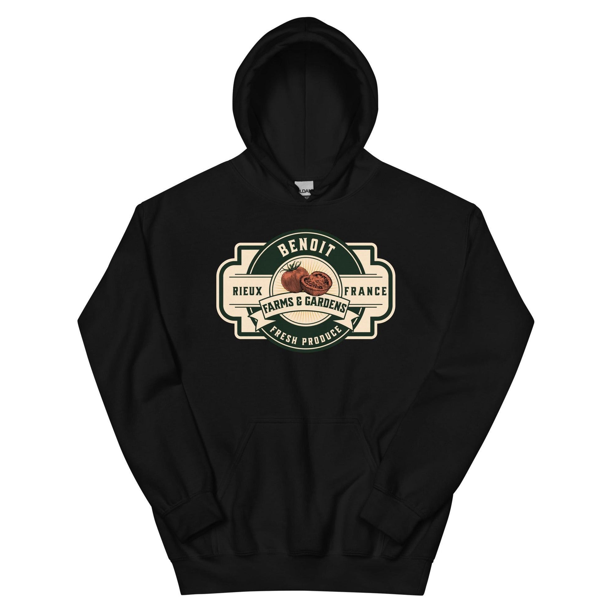 Benoit Farms & Garden Hoodie - The Bean Workshop - hoodie, marissa meyer, the lunar chronicles