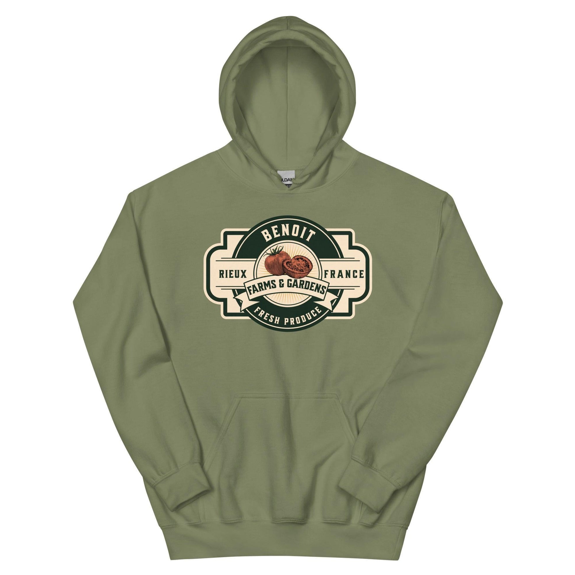 Benoit Farms & Garden Hoodie - The Bean Workshop - hoodie, marissa meyer, the lunar chronicles