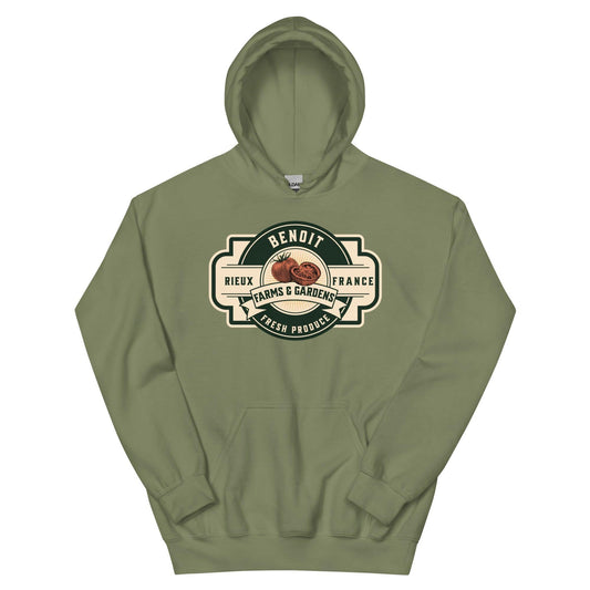 Benoit Farms & Garden Hoodie - The Bean Workshop - hoodie, marissa meyer, the lunar chronicles