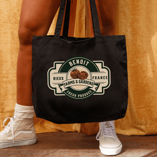 Benoit Farms & Garden Organic Cotton Twill Tote Bag - The Bean Workshop - bag, marissa meyer, the lunar chronicles, tote