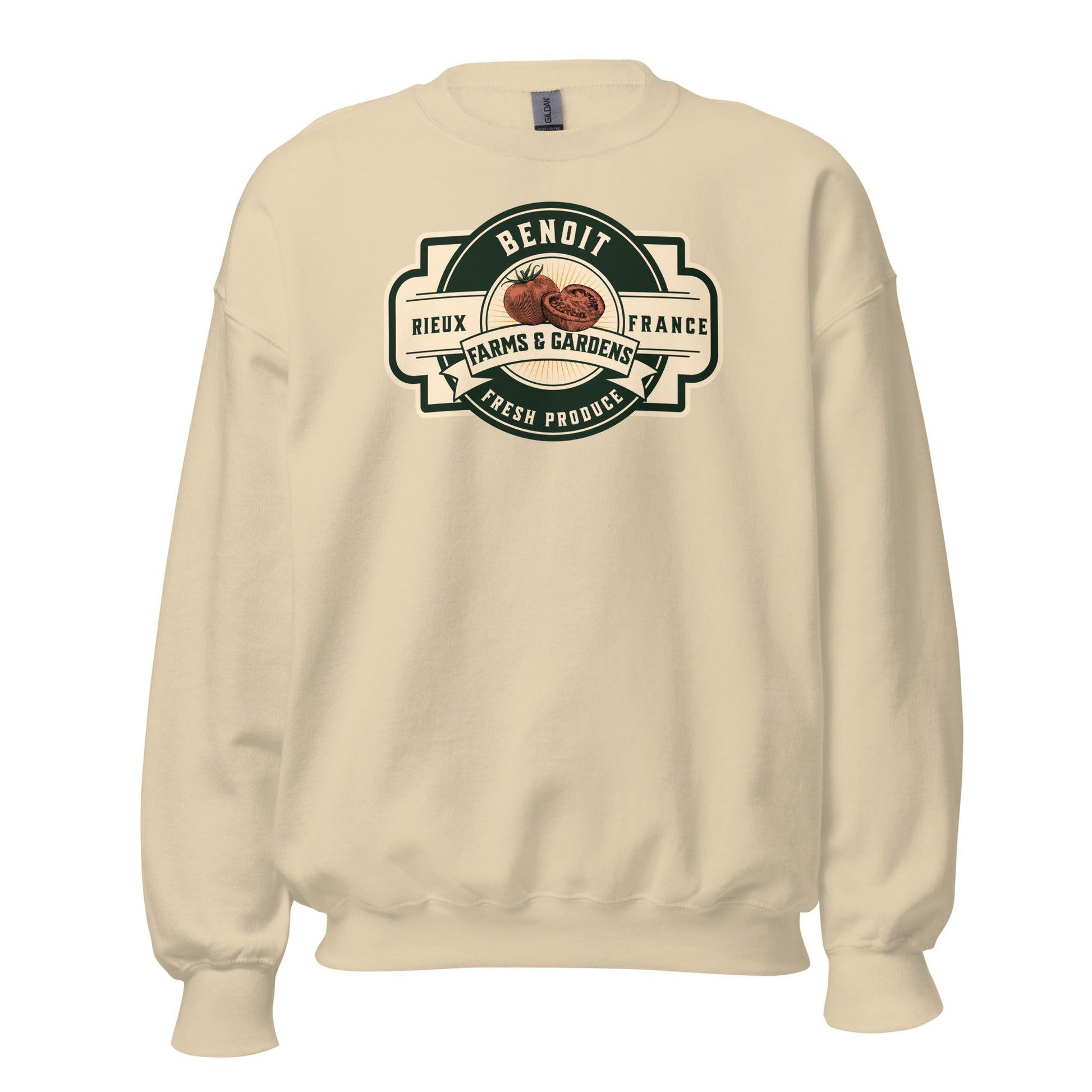 Benoit Farms & Garden Sweatshirt - The Bean Workshop - marissa meyer, sweatshirt, tlc