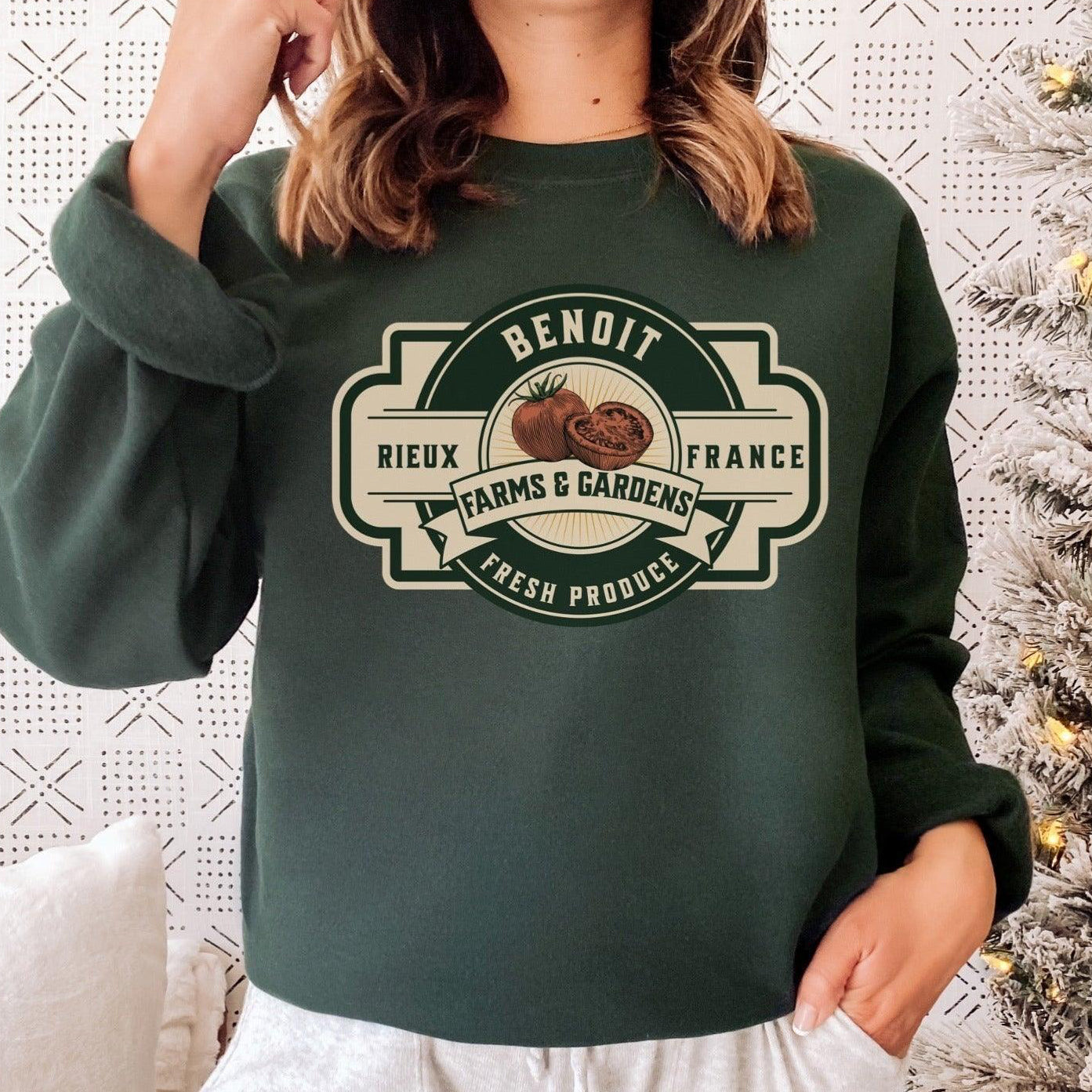 Benoit Farms & Garden Sweatshirt - The Bean Workshop - marissa meyer, sweatshirt, tlc