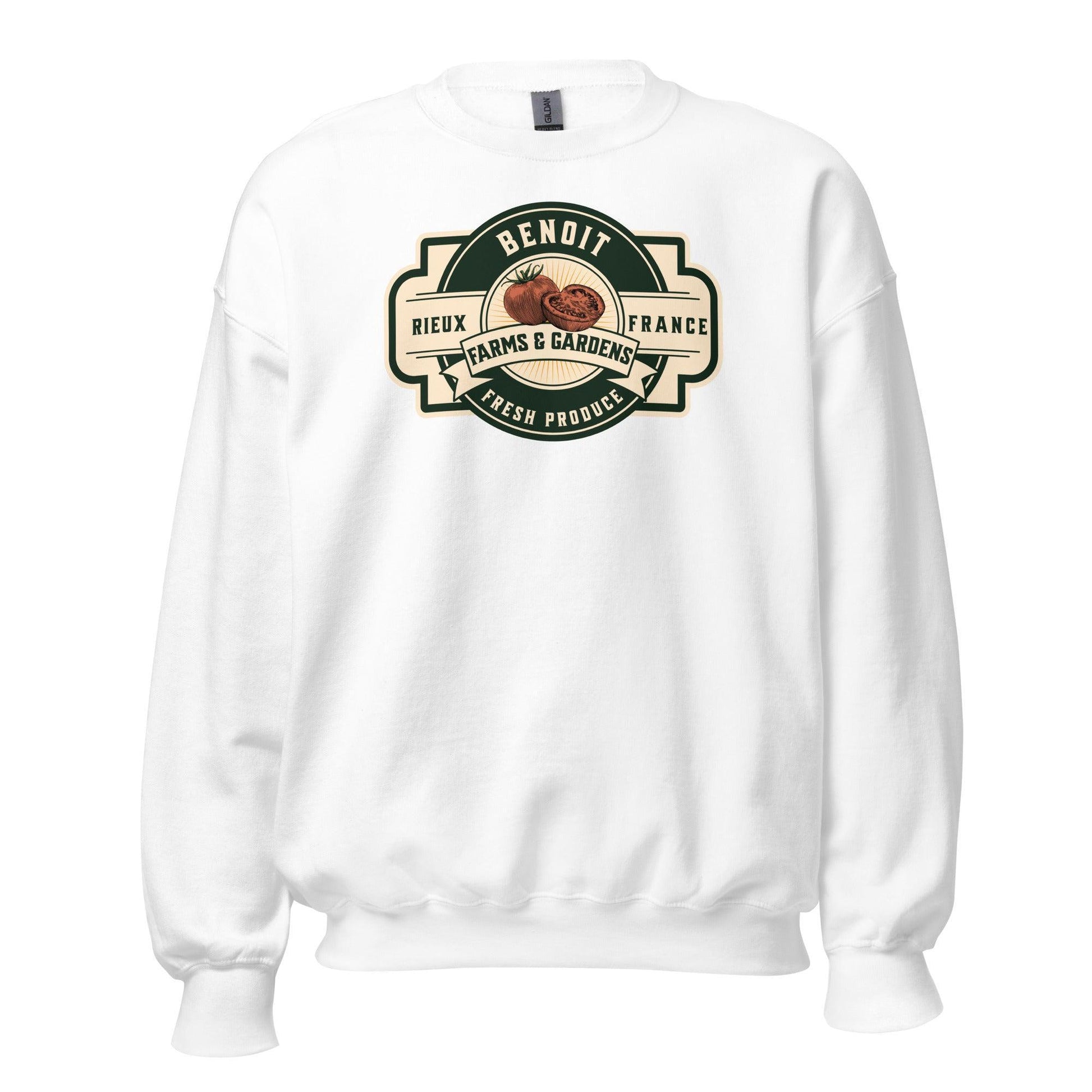 Benoit Farms & Garden Sweatshirt - The Bean Workshop - marissa meyer, sweatshirt, tlc