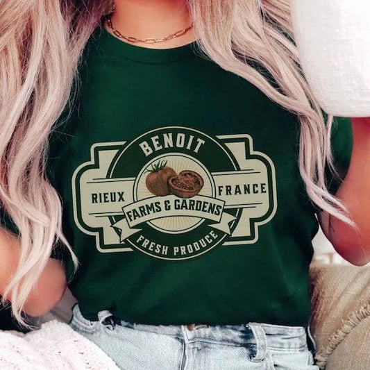 Benoit Farms & Garden T-Shirt - The Bean Workshop - marissa meyer, t-shirt, tlc
