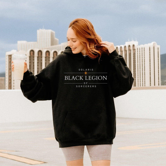 Black Legion Sorcerer Hoodie - The Bean Workshop - air awakens, elise kova, hoodie