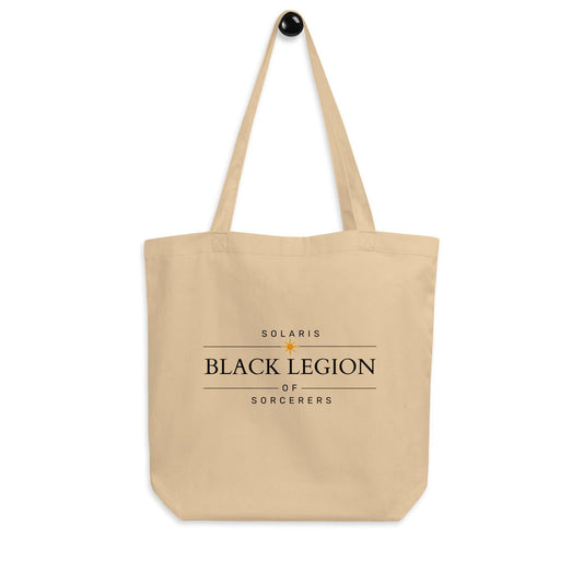Black Legion Sorcerer Organic Cotton Twill Tote Bag - The Bean Workshop - air awakens, bag, elise kova, tote