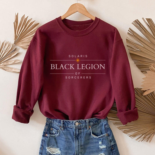 Black Legion Sorcerer Sweatshirt - The Bean Workshop - air awakens, elise kova, sweatshirt