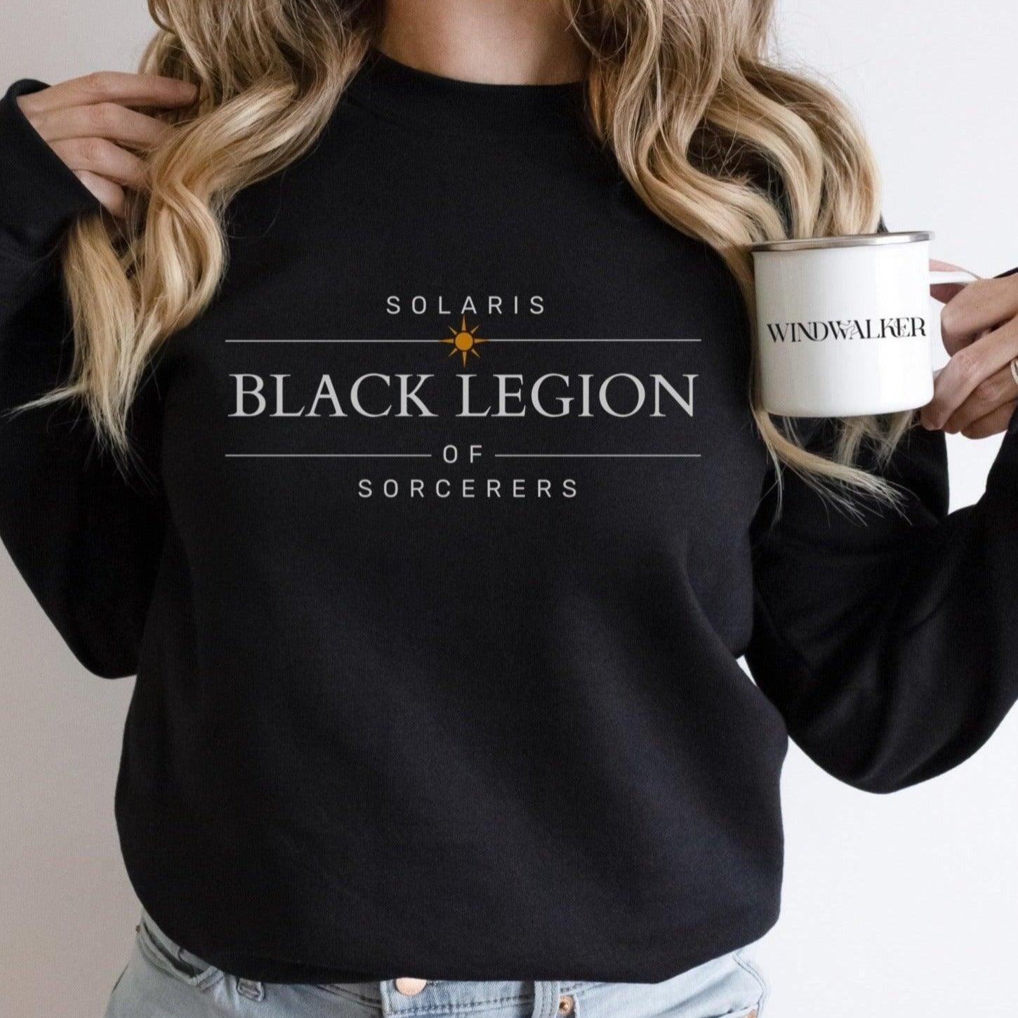 Black Legion Sorcerer Sweatshirt - The Bean Workshop - air awakens, elise kova, sweatshirt