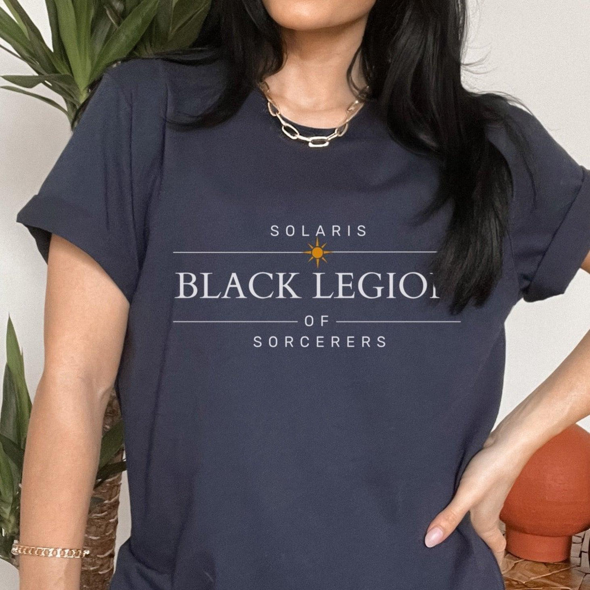 Black Legion Sorcerer T-Shirt - The Bean Workshop - air awakens, elise kova, t-shirt