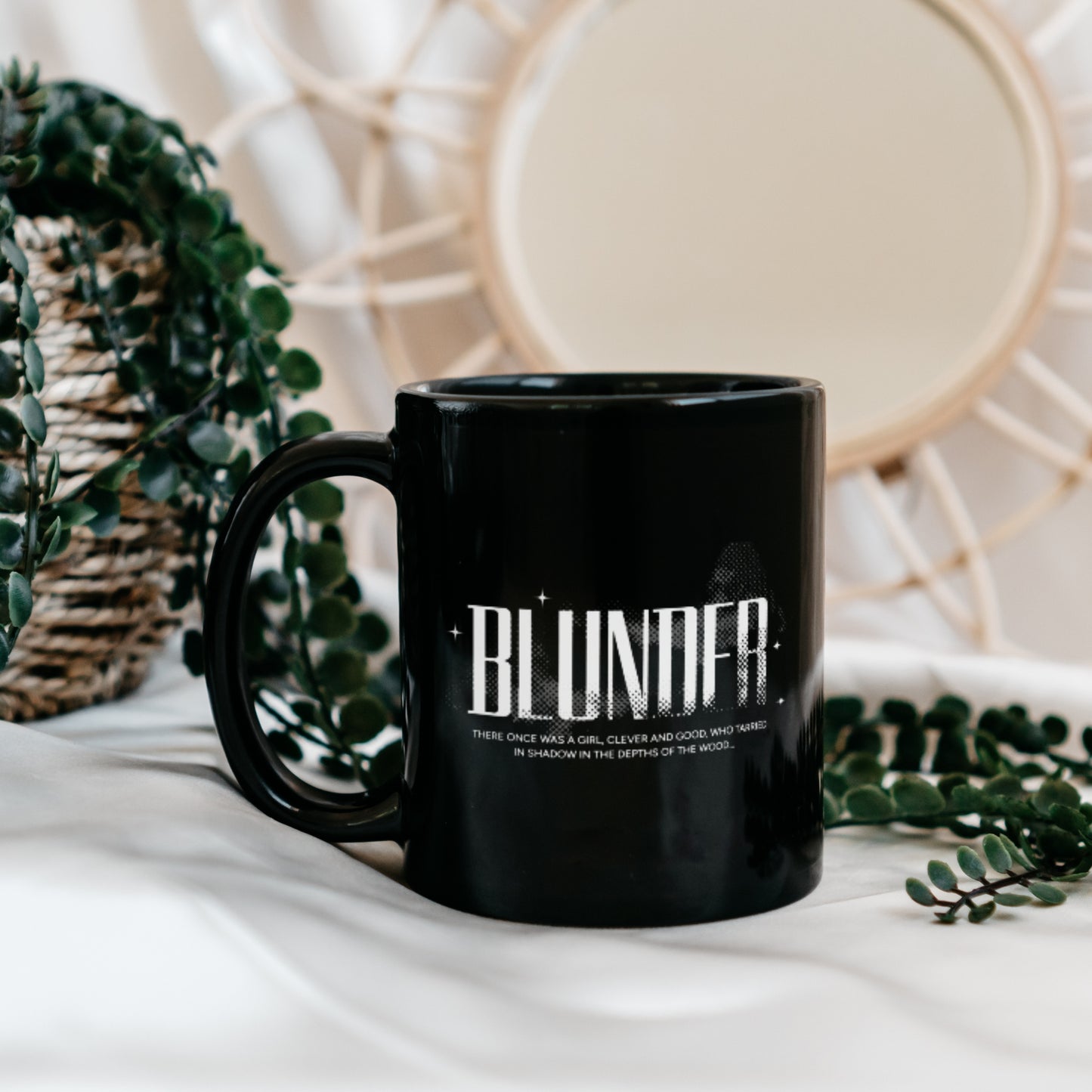 Blunder Black Glossy Mug