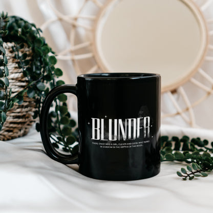 Blunder Black Glossy Mug