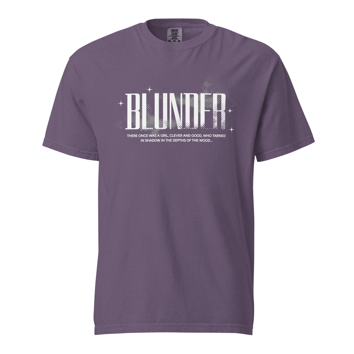 Blunder T-shirt - The Bean Workshop - Blunder Folklore T-Shirt, Bookish Aesthetic, Bookworm Fashion, Cottagecore, Dark Academia, Elspeth Spindle, Fantasy Graphic Tee, Literary Gift, One Dark Window, Rachel Gillig, T-shirt, Trendy.