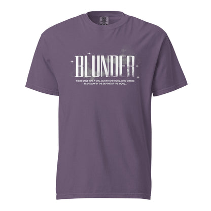 Blunder T-shirt - The Bean Workshop - Blunder Folklore T-Shirt, Bookish Aesthetic, Bookworm Fashion, Cottagecore, Dark Academia, Elspeth Spindle, Fantasy Graphic Tee, Literary Gift, One Dark Window, Rachel Gillig, T-shirt, Trendy.