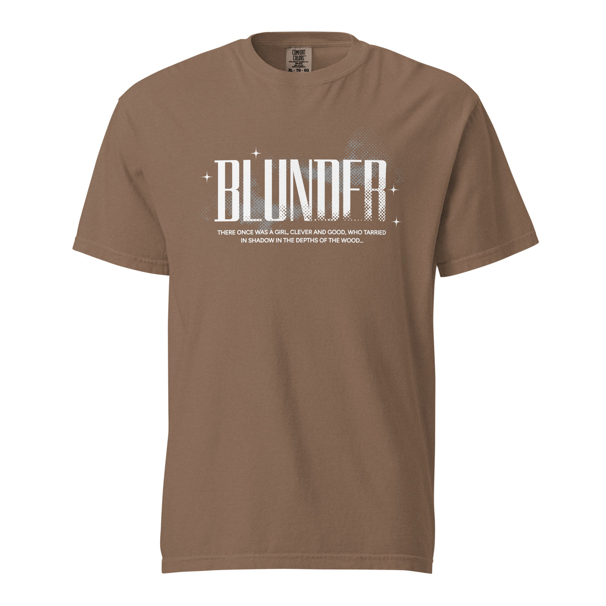Blunder T-shirt - The Bean Workshop - Blunder Folklore T-Shirt, Bookish Aesthetic, Bookworm Fashion, Cottagecore, Dark Academia, Elspeth Spindle, Fantasy Graphic Tee, Literary Gift, One Dark Window, Rachel Gillig, T-shirt, Trendy.