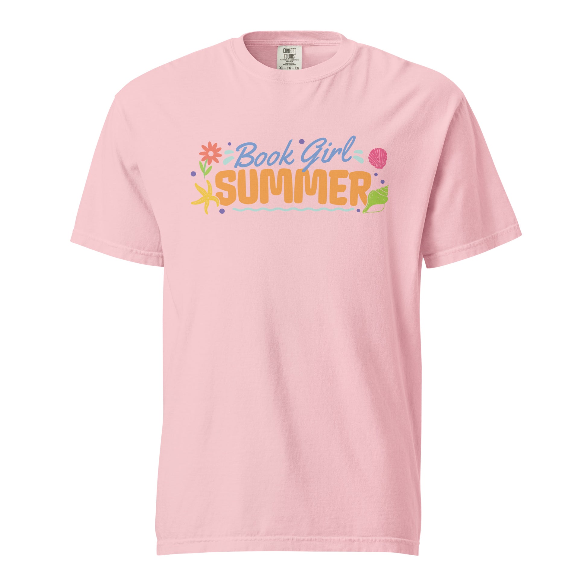 Book Girl Summer T-shirt - The Bean Workshop - Beach Read Top, Book Girl Summer T-shirt, Book Lover Shirt, Bookish Summer Collection, Bookworm Apparel, Summer Reading Tee, t-shirt, tee